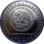 Mexico 10 Nuevos Pesos Stone of Tizoc 1993 KM# 650 ESTADOS UNIDOS MEXICANOS 5 ONZAS DE PLATA LEY 0.999 coin obverse