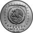 Mexico 10 Pesos Olmec Colossal Head 1996 KM# 599 ESTADOS UNIDOS MEXICANOS 5 ONZAS DE PLATA LEY 0.999 coin obverse