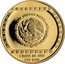 Mexico 100 Nuevos Pesos Hacha Ceremonial 1993 KM# 587 ESTADOS UNIDOS MEXICANOS 1 ONZA DE ORO LEY 0.999 coin obverse