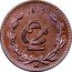 Mexico 2 Centavos Eagle. Zapata Issue 1915 KM# 420 1915 2 C MO coin reverse