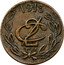 Mexico 2 Centavos Tenancingo Revolutionary 1915 KM# 688.2 1913 2C TM coin reverse