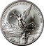 Mexico 2 Onzas Winged Victory 2011 Mo KM# 614 2 ONZAS PLATA PURA 1996 LEY .999 MO coin reverse