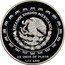 Mexico 2 Pesos Disc of Death 1997 KM# 618 ESTADOS UNIDOS MEXICANOS 1/2 DE ONZA DE PLATA LEY 0.999 coin obverse