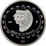 Mexico 2 Pesos Disc of Death 1997 KM# 618 1998 MO DISCO DE LA MUERTE $2 coin reverse