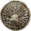 Mexico 2 Reales Radiant Cap 1829 KM# 374.6 LIBERTAD 2R G 1829 F S 10DS.20GS coin reverse