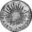 Mexico 2 Reales Radiant Cap 1872 A AM KM# 374 LIBERTAD 2R A 1872 AM 10DS.20GS coin reverse