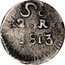 Mexico 2 Reales Insurgent Coin. Oaxaca 1812 KM# 226.1a MO 2.R. 1813 coin reverse