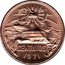 Mexico 20 Centavos Pyramid of the Sun 1971 KM# 440 2 LIBERTAD 0 MO TEOTIHUACÁN CENTAVOS 1955 coin reverse
