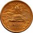 Mexico 20 Centavos Pyramid of the Sun 1973 KM# 441 2 LIBERTAD 0 MO TEOTIHUACÁN CENTAVOS 1974 coin reverse