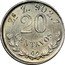 Mexico 20 Centavos Eagle. Circulation Coin 1898 KM# 405.3 ZS Z. 902,7 20 CENTAVOS coin reverse