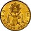 Mexico 20 Pesos Radiant Cap & Scales 1875 KM# 414.4 LIBERTAD LEY GO S VEINTE PESOS 875 coin reverse