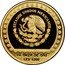 Mexico 250 Pesos Jaguar Piedra de los Soles 1992 KM# 558 ESTADOS UNIDOS MEXICANOS 1/4 DE ONZA DE ORO LEY 0.999 coin obverse