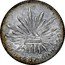 Mexico 4 Reales Radiant Cap 1848/7 Go PM KM# 375.4 LIBERTAD 4R GO 1868 YF 10 DS 20 GS coin reverse