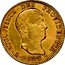 Mexico 4 Scudos Augustin I 1823 KM# 312 AUGUSTINUS DEI PROVIDENTIA MO 1823 coin obverse