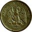 Mexico 5 Centavos Eagle. Circulation Coin 1890 Oa N KM# 398.8 REPUBLICA MEXICANA 1890 coin obverse