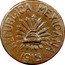 Mexico 5 Centavos Jalisco Revolutionary 1915 KM# 677 REPUBLICA MEXICANA 1915 coin obverse