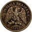 Mexico 5 Centavos Eagle. Circulation Coin 1894 M KM# 398.1 REPUBLICA MEXICANA 1893 coin obverse