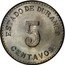 Mexico 5 Centavos Durango Revolutionary 1914 KM# 634b ESTADO DE DURANGO 5 CENTAVOS coin reverse