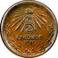 Mexico 5 Centavos (Aguascalientes Revolutionary) KM# 603 5 CENTAVOS 1915. coin reverse