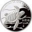 Mexico 5 Nuevos Pesos Pacific Ridley Sea Turtle 1994 Proof KM# 588 ENCUENTRO DE DOS MUNDOS N$5 1994 MO coin reverse