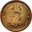 Mexico 5 Pesos Eagle. Cap and Scales 1873 KM# 412.2 LIBERTAD LEY CN P CINCO PESOS 875 coin reverse