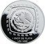 Mexico 5 Pesos Ceremonial Hacha 1996 KM# 598 ESTADOS UNIDOS MEXICANOS 1 ONZA DE PLATA LEY 0.999 coin obverse