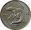 Mexico 5 Pesos Neotropical River Otter 2000 KM# 656 NUTRIA DE RIO 2000 ANIMALES EN PELIGRO DE EXTINCION EN MEXICO MO LONTRA LONGICAUDIS $5 coin reverse