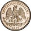 Mexico 50 Centavos Radiant Cap & Scales 1869 KM# 407.6 REPUBLICA MEXICANA 1874 coin obverse