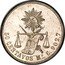 Mexico 50 Centavos Radiant Cap & Scales 1869 KM# 407.6 LIBERTAD LEY 50 CENTAVOS MO B. 902,7 coin reverse