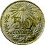 Mexico 50 Centavos Radiant Cap 1917 KM# 445 LIBERTAD 50 M CENTAVOS 1908 coin reverse