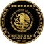 Mexico 50 Nuevos Pesos Hacha Ceremonial 1993 KM# 586 ESTADOS UNIDOS MEXICANOS 1/2 ONZA DE ORO LEY 0.999 coin obverse