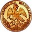 Mexico 8 Escudos Cap on Stick and Open Book 1867 Mo CH KM# 383.9 REPUBLICA MEXICANA coin obverse