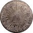 Mexico 8 Reales Radiant Cap 1858 O AE KM# 377.11 LIBERTAD 8 R. O 1862 FF. 10 DS. 20 GS. coin reverse