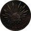Mexico 8 Reales Radiant Cap 1865 KM# 377.9 LIBERTAD 8 R. HO. 1871 P R. 10 DS. 20 GS. coin reverse