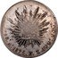 Mexico 8 Reales Radiant Cap 1876 DL KM# 377 LIBERTAD 8R AS 1876 D L 10DS.20GS. coin reverse