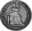 Mexico Centavo Seated Liberty 1863 SLP KM# 390.1 LIBERTAD V REFORMA. coin obverse
