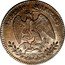 Mexico Centavo Eagle. Circulation Coin 1864 M KM# 384 IMPERIO MEXICANO coin obverse