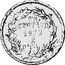 Mexico Centavo Eagle. Circulation Coin 1872 KM# 391.7 UN CENTAVO 1872 AO coin reverse