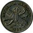 Mexico Centavo Crossed Bow and Quiver 1883 KM# 392 REPUBLICA MEXICANA 1883 coin obverse