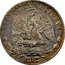 Mexico Peso Radiant Cap & Scales 1872 CH M KM# 408 REPUBLICA MEXICANA 1873 coin obverse