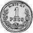 Mexico Peso Eagle. Circulation Coin 1888 As L KM# 410 1 PESO L.875 AS coin reverse