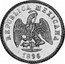Mexico Peso Eagle. Circulation Coin 1896/5 Go R KM# 410.3 REPUBLICA MEXICANA 1896 coin obverse