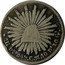 Mexico Real Radiant Cap 1849/8 Do CM KM# 372.2 LIBERTAD 1R DO 1849 CM 10DS.20GS coin reverse