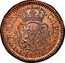 Mexico 1/2 Grano Carlos III Pattern 1769 Mo KM# PnC1 CAROLVS III INDIAR REX GO 1/2 coin reverse