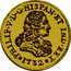 Mexico 1/4 Onza (Philip V 1732 Replica) X# MB58 PHILIP V D G HISPAN ET IND REX 1732 coin obverse