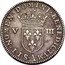 France 1/8 ECU (Louis XIII. Piedfort) SIT NOMEN DOMINI BENEDICTVM coin reverse