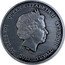 Tuvalu 1 Dollar Ares. Antiqued 2023 P QUEEN ELIZABETH II IRB 1952-2022 1OZ 9999 AG 2023 TUVALU 1 DOLLAR coin obverse