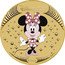 Tuvalu 1 Dollar Minnie Mouse 2023 P UNC in coincard DISNEY100 P ©DISNEY coin reverse