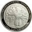 Mexico 1 Onza Frida Kahlo and Diego 2007 Mo Proof 1 ONZA PLATA PURA LEY .999 DESNUDO CON ALCATRACES DIEGO RIVERA 1944 coin obverse