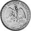 Mexico 1 Peso (Caballito Pattern. Plain Edge) KM# Pn178 ESTADOS UNIDOS MEXICANOS UN PESO coin obverse